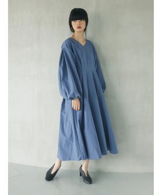 Green Parks armonia．ウエストタックワンピース Blue