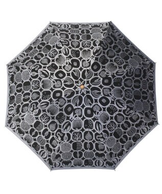 槇田商店 Stig Lindberg FRUKTLADA ブラック 折りたたみ傘 クロ