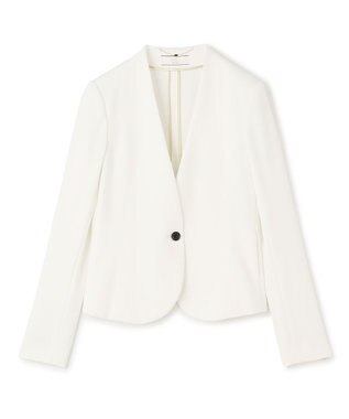 BEIGE， 【L-size】LUIZA / ノーカラージャケット White