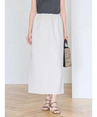 AMERICAN HOLIC クレープジョーゼットタイトスカート Light Gray