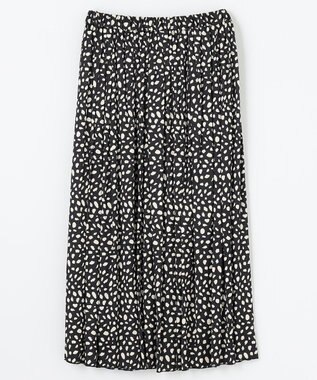 ANY 【洗える】ダルメシアンスカート ブラック系5