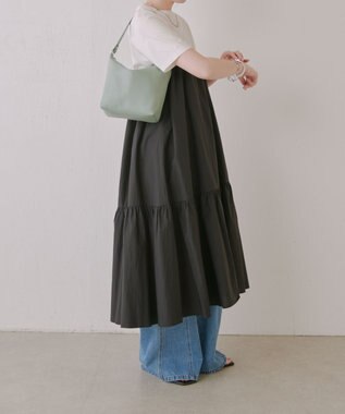 russet ソフトレザーシンプルショルダーバッグ(CE-1328-WEB) Green2