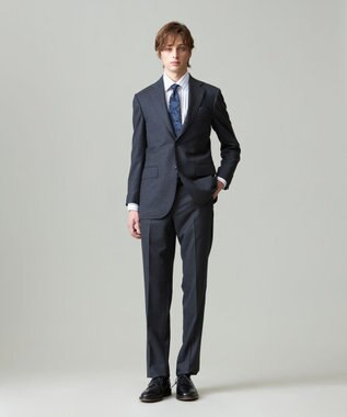 J.PRESS MEN 【WILLIAM HALSTEAD】スーパーファインウールフランネル スーツ/総裏 グレー系