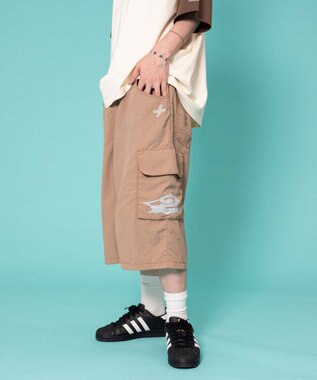 WEGO 別注PIKOグラフィックカーゴショーツ ベージュ