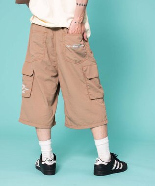 WEGO 別注PIKOグラフィックカーゴショーツ ベージュ