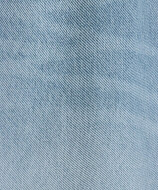 earth music&ecology セルフカットワイドデニムパンツ Light Indigo