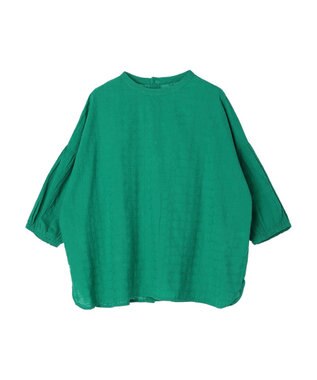 Green Parks Ｉ　ＳＥＴ２点　刺繍７分袖ブラウス＋タンクトップ Green