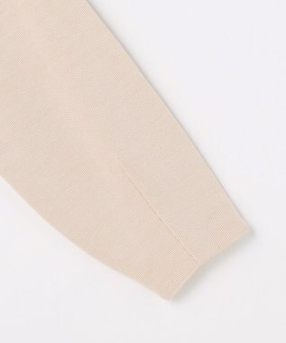 J.PRESS LADIES ジャージー Vネック カーディガン ベージュ系