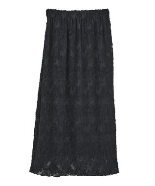 earth music&ecology マジョリカプリーツナロースカート Black