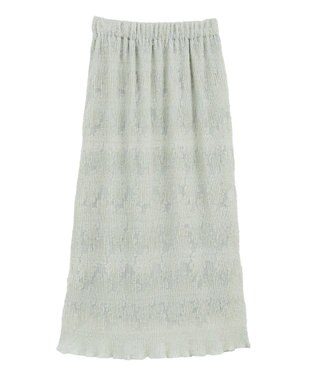 earth music&ecology マジョリカプリーツナロースカート Light Green