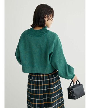 Green Parks ＫＢＦ２ｗａｙクロップドスウェットライクプルオーバー Charcoal Gray