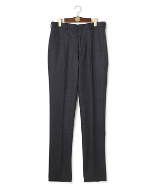 【ストレッチ / 洗える】トリートメントウール フランネル スラックス