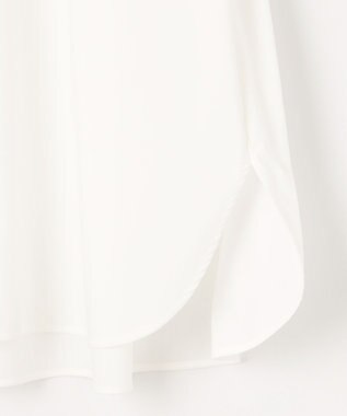 組曲 L 【KUMIKYOKU NAVY】スタンドフリルシャーティング ブラウス アイボリー系