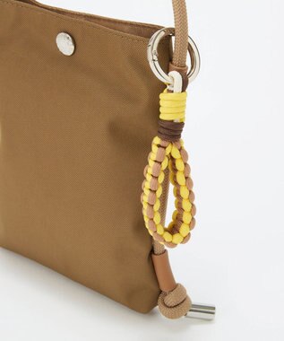TOPKAPI 【Breath TOPKAPI】コードチャーム付き ミニショルダーバッグ / サコッシュ キャメル