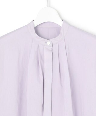 23区 S 【撥水加工/洗える】シアーナイロンツイル レイヤード ブラウス ラベンダー系