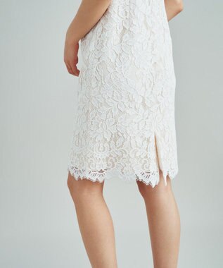 GRACE CONTINENTAL レースタイトドレス キナリ