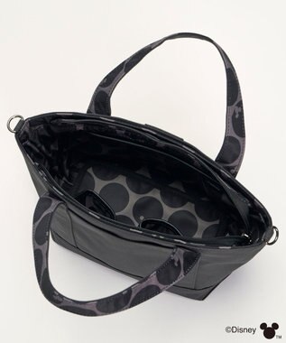 Y'SACCS 【Disney Collection】シルエットプリント2WAYミニトートバッグ ダークグレー
