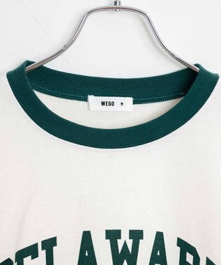 WEGO リンガーグラフィックショートT オフホワイト