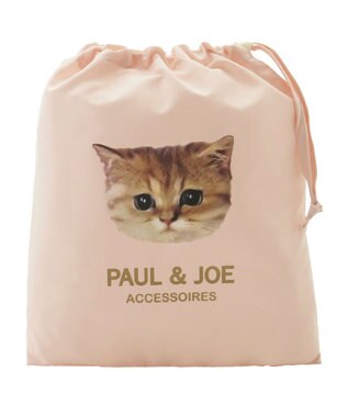 MOONBAT 【ジュニアリュック対応】ポールアンドジョー ポーチ付きキッズレインコート ピーチ