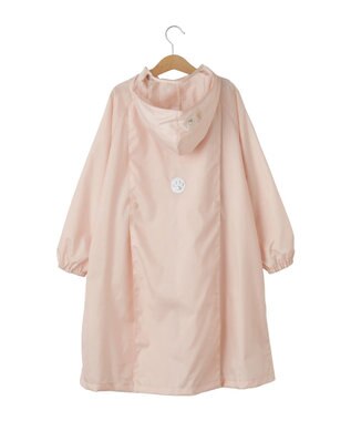 MOONBAT 【ジュニアリュック対応】ポールアンドジョー ポーチ付きキッズレインコート ピーチ