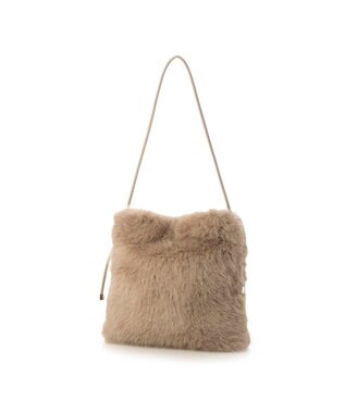 UNBILLION カシュカシュ cachecache / エコファーシンプルショルダートートバッグ オーク