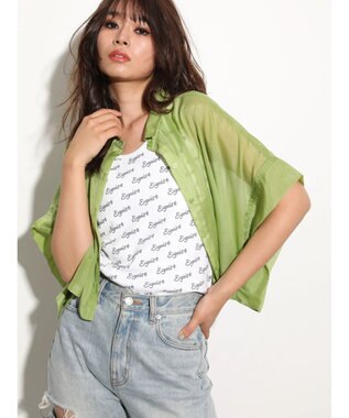 Green Parks ＥＧＯＩＳＴ　短丈シアーシャツ Green