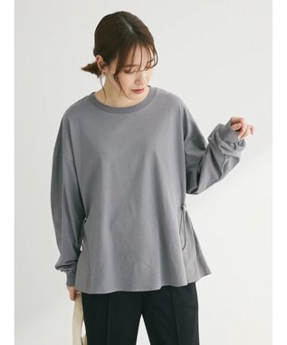 Green Parks ドロストドッキング長袖プルオーバー Gray