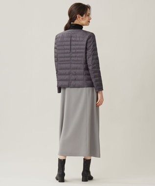 自由区 S 【洗える】リバーシブルライトダウン ジャケット スレート