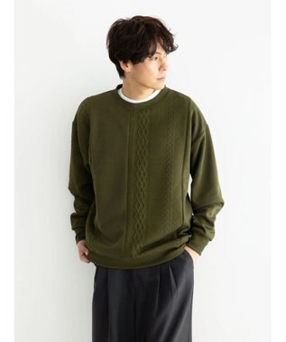 CRAFT STANDARD BOUTIQUE ＪＱカット切り替えプルオーバー1 Khaki