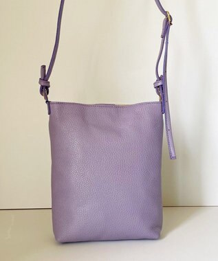 Hekhèr Le Style de Vie 新色追加【日本製】シュリンクレザー ショルダーバッグ ラベンダー