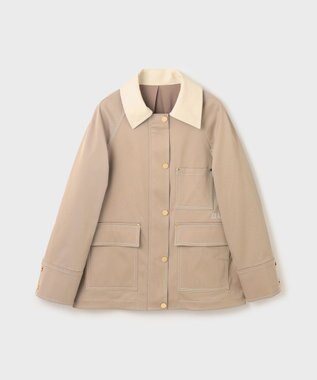 GRACE CONTINENTAL カバーオールジャケット ベージュ