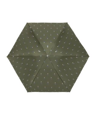 MOONBAT 【 遮光率100％/遮熱/UV/軽量】POLO RALPH LAUREN（ポロ ラルフローレン）晴雨兼用日傘   PORO BEAR ポロベア 裏カラー 折りたたみ傘 カーキ＆ベアＰｔ×ベージュ