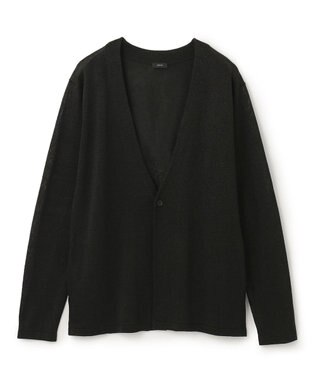 JOSEPH HOMME ドライペーパープレーン 　ニットカーディガン ブラック系