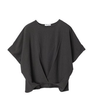 Green Parks 裾タック表面カットプルオーバー Gray