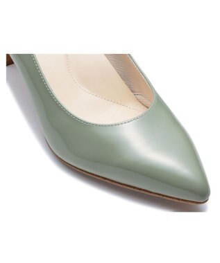 REGAL FOOT COMMUNITY 【リーガルレディース】F24R ポインテッドトウパンプス パンプス ライトグリーンエナメル
