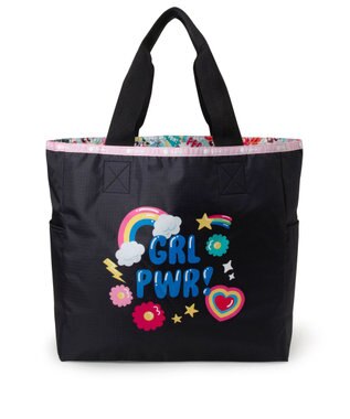 LeSportsac LG REVERSIBLE TOTE/パワーパフ ガールズガールズパワートート パワーパフガールズガールズパワートート