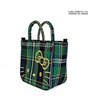 ROOTOTE 8464【サンリオ】IP.べビールー.チェック.ハローキティA 01：グリーン