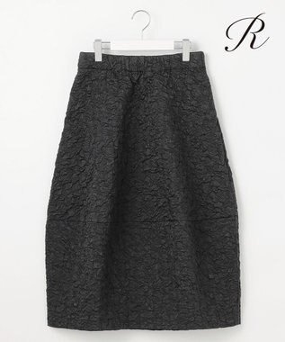 23区 L 【R(アール)】LIMONTAフラワージャカード スカート ブラック系