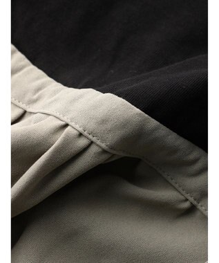 Green Parks ドロスト切替えドッキングカットプルオーバー Dark Khaki