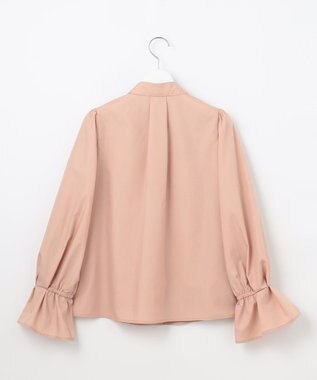 Feroux 【キレイ見えセットアップ対応】リボンタイ ブラウス ピンク系