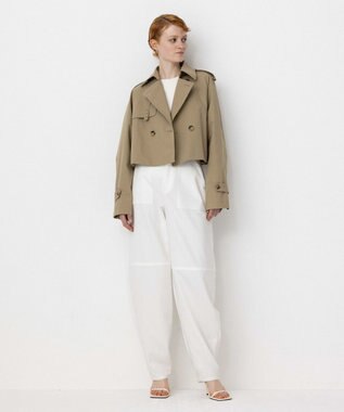 NAVE 【Nave・セットアップ可/洗える/撥水】スパンツイル パンツ ホワイト系