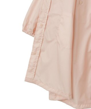 MOONBAT 【ジュニアリュック対応】ポールアンドジョー ポーチ付きキッズレインコート ピーチ