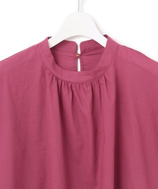 J.PRESS YORK STREET 【WOMEN】バックドレープ ドルマンブラウス パープル系