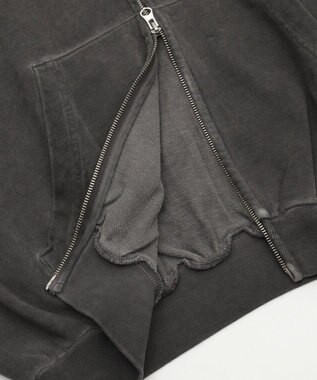 WEGO 【ユニセックス着用ITEM/MLサイズ展開】バルーンBIGダブルZIPパーカー ブラックその他