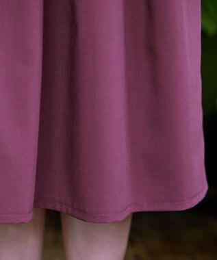 Tiaclasse 【洗える】フラップポケットワンピース パープル