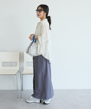 CRAFT STANDARD BOUTIQUE ヴィンテージボイルタックフレアシャツ Off White