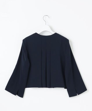 23区 S 【APPLAUDIR】ダブルクロス タックジャケット ネイビー系