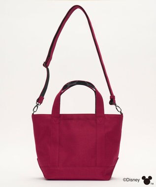 Y'SACCS 【Disney Collection】シルエットプリント2WAYミニトートバッグ ワイン