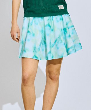 【ペチパンツ付】【WOMEN】タイダイ フレアスカート ゴルフウェア レディース