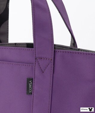 Y'SACCS 【Disney Collection】シルエットプリントトートバッグ　Sサイズ パープル